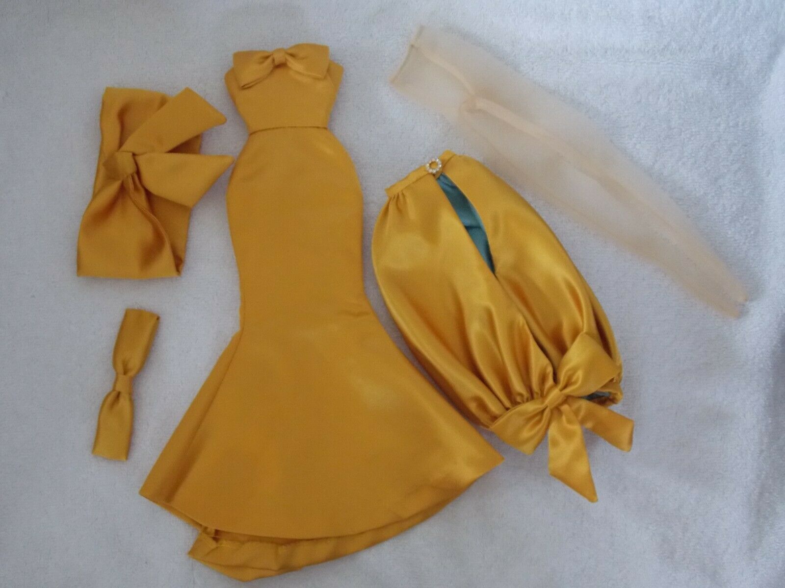 Ashton Drake Gene Doll Gold Sensation Dress & Hose Fashion Only