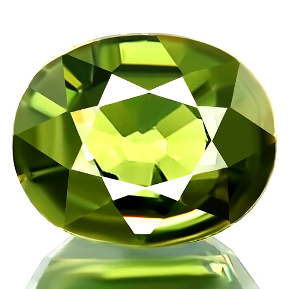 1.16ct Wow Huge Rare Natural Green Color Demantoid Garnet Best Sparkling Gem !!