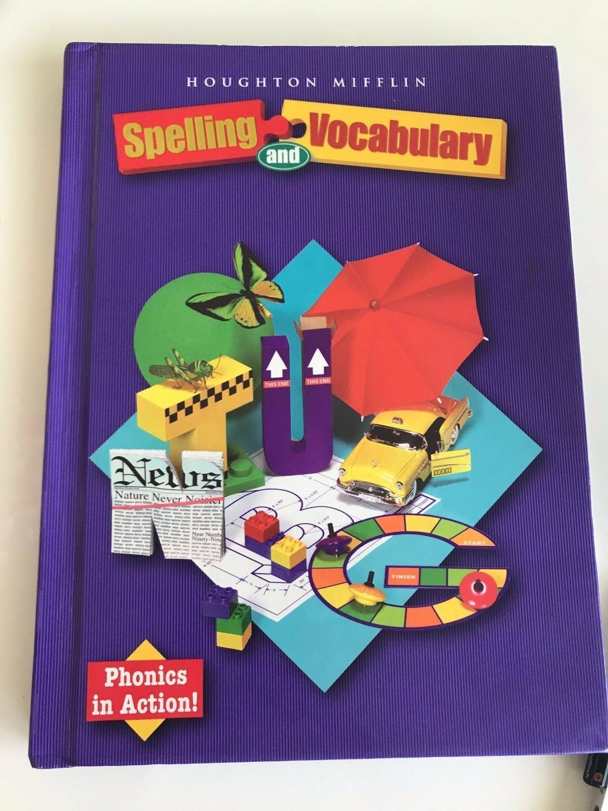 Houghton Mifflin Spelling And Vocabulary Student Textbook Grade 3 - 3rd Grade
